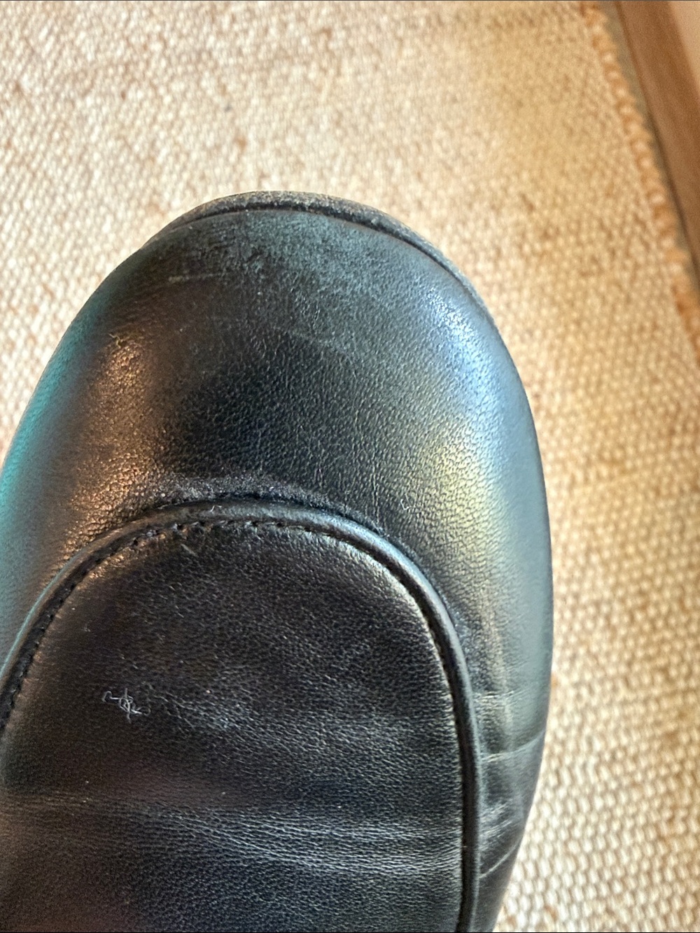 Gucci Black Leather Horsebit Slip-On Loafers with Gold Hardware Sz 36.5 - Picture 4 of 9